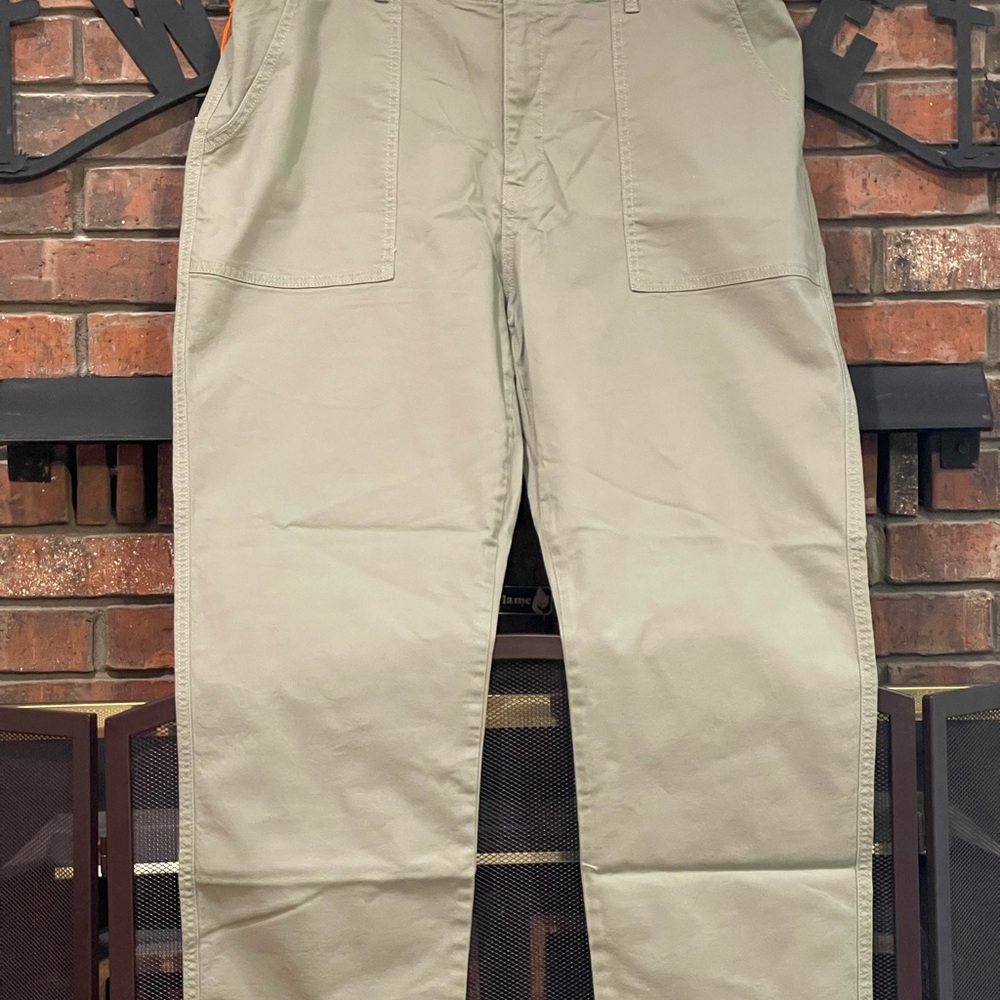 Knox Rose Women's Straight Leg Pants - Restful Green 1x
